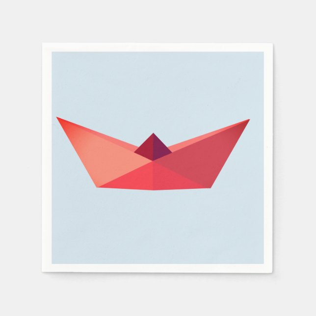 serviettes en papier casquette origami (Devant)