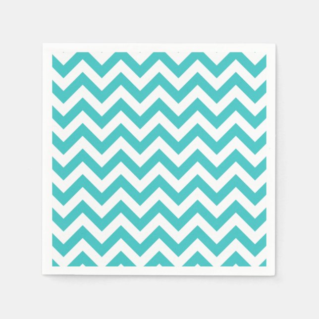 Serviettes en papier Chevron tendance (Devant)