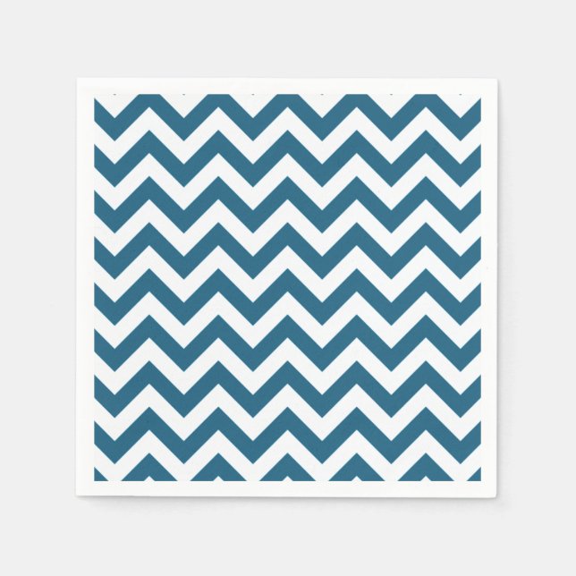 Serviettes en papier Chevron tendance (Devant)