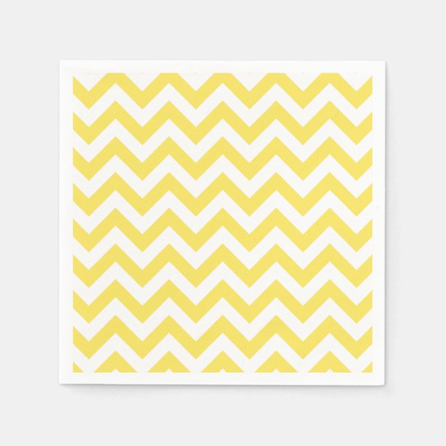 Serviettes en papier Chevron tendance (Devant)