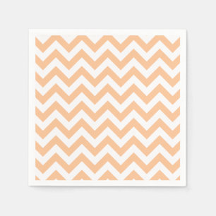 Serviettes en papier Chevron tendance