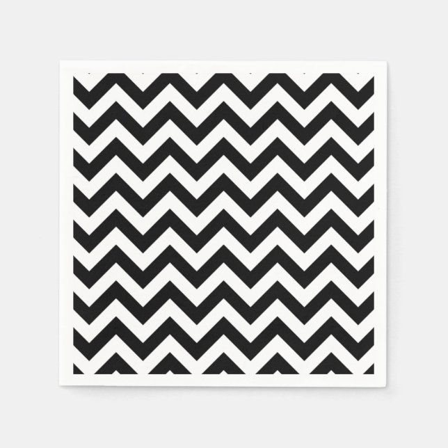 Serviettes en papier Chevron tendance (Devant)