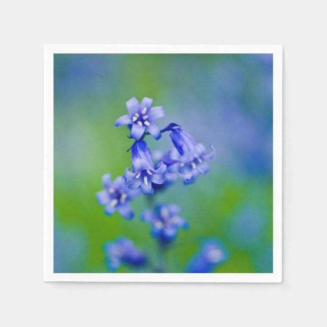 Serviettes en papier cocktail fleur de jacinthe de (Devant)