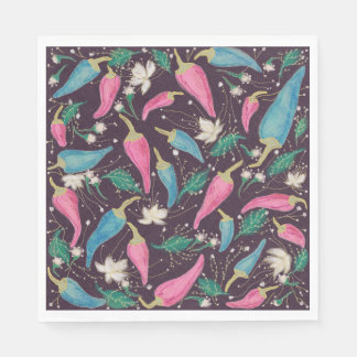 Serviettes en papier colorées pour fête