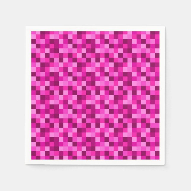 Serviettes en papier d'anniversaire imprimées de p (Devant)