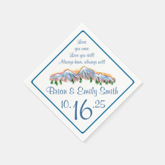 Serviettes en papier d'art personnalisables haut d