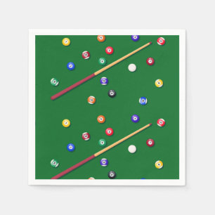 Serviettes en papier de billard, Fournitures de fê