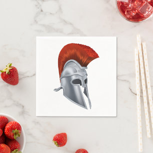 Serviettes en papier de cheval de Troie