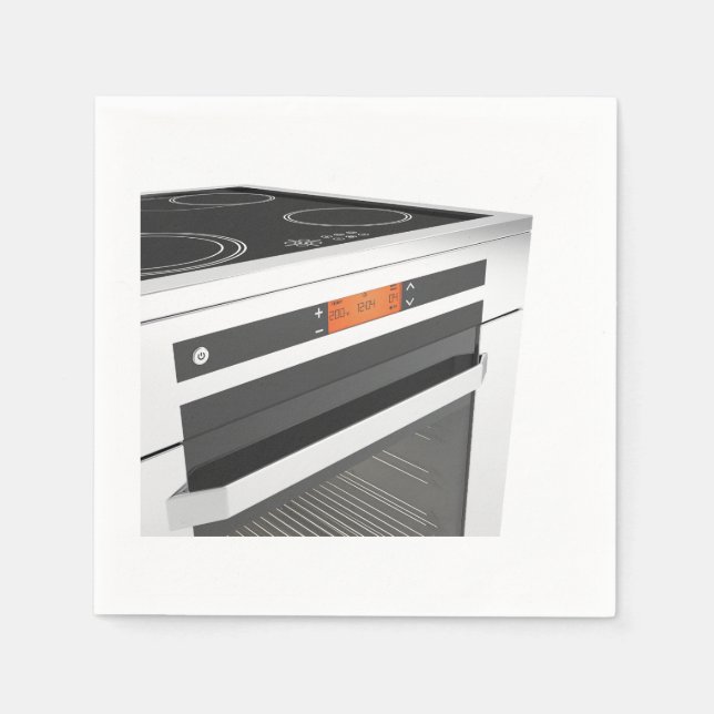 Serviettes en papier de cuisine au four électrique (Devant)