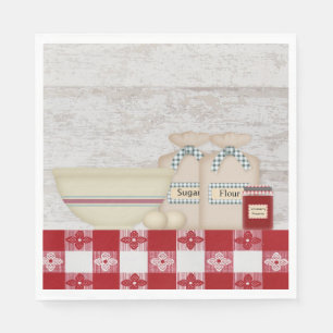 Serviettes en papier de cuisine de grand-mère