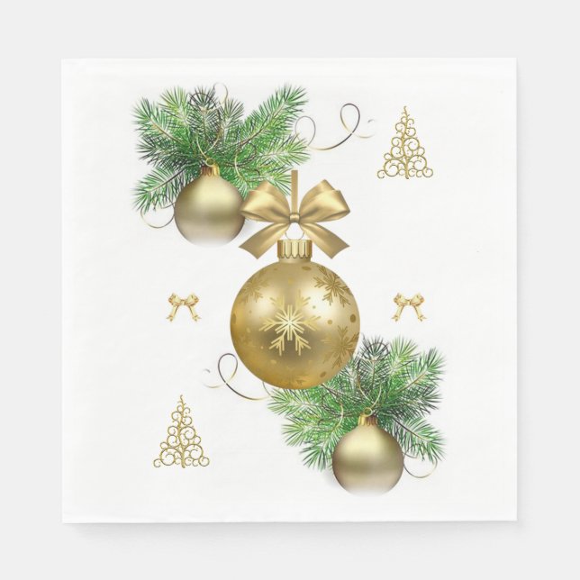 Serviettes en papier de Noël (Devant)
