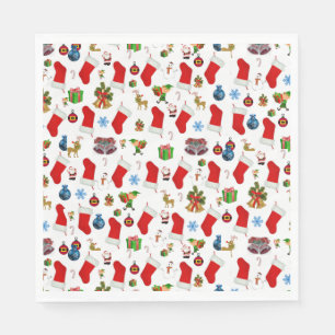 Serviettes en papier de Noël