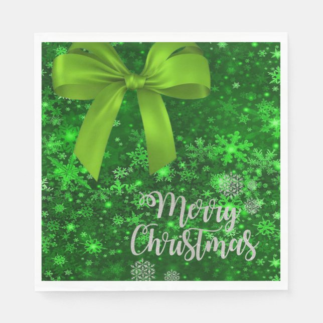 Serviettes en papier de Noël, Joyeux Noël (Devant)