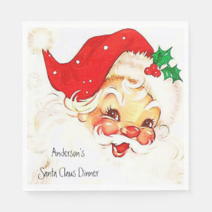 Serviettes en papier de Noël, Serviettes vintage P