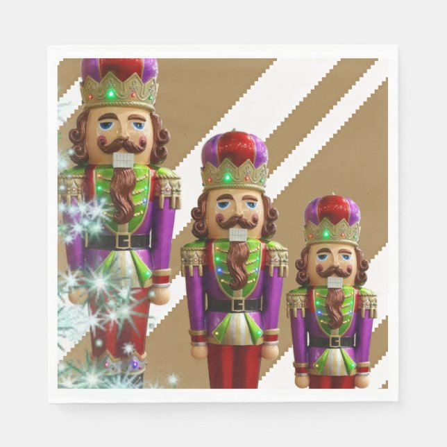 Serviettes en papier de Noël, Soldat (Devant)