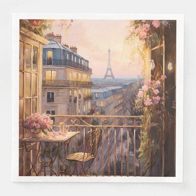 Serviettes en papier de Paris (Devant)
