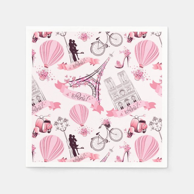 Serviettes en papier de Paris, Articles de fête de (Devant)