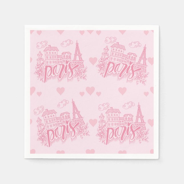 Serviettes en papier de Paris, Articles de fête de (Devant)