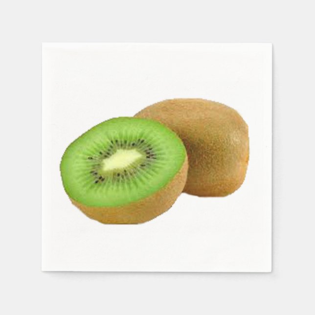 serviettes en papier design "Kiwi" (Devant)