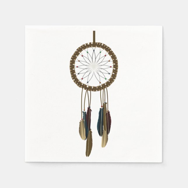 Serviettes en papier Dreamcatcher (Devant)