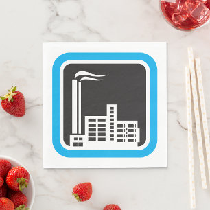 Serviettes en papier d'usine