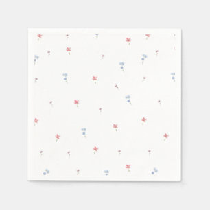Serviettes en papier Fleurs sauvages Amour en fleu