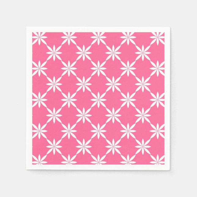 Serviettes en papier floral (Devant)