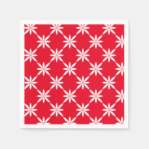 Serviettes en papier floral