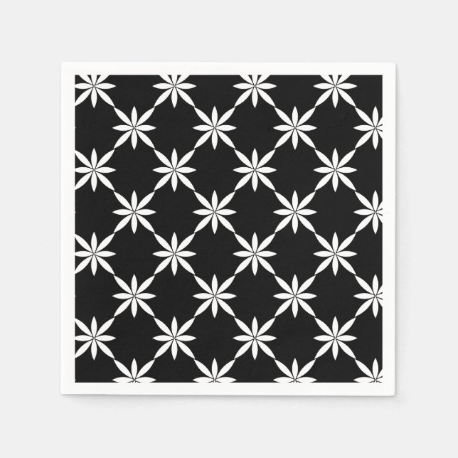 Serviettes en papier floral (Devant)