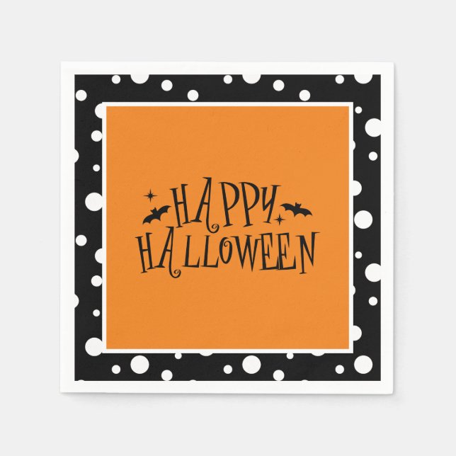 Serviettes en papier Halloween (Devant)