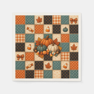 Serviettes en papier Halloween Cozy Pumpkin Patchw