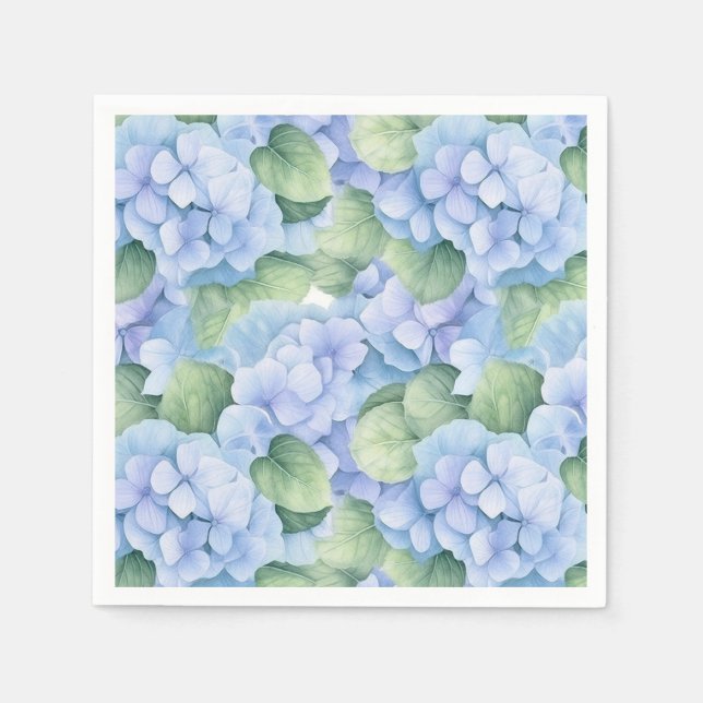 Serviettes en papier Hydrangea (Devant)