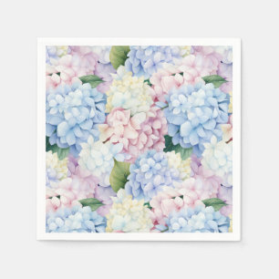 Serviettes en papier Hydrangea