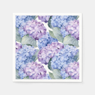 Serviettes en papier Hydrangea