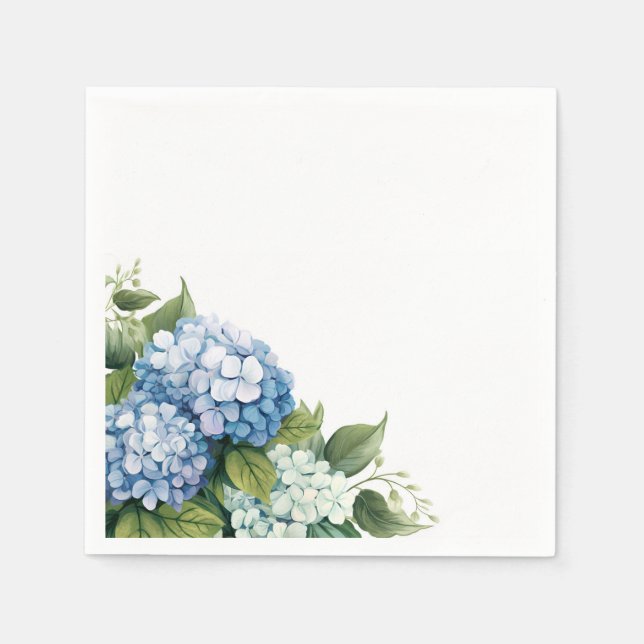 Serviettes en papier Hydrangea (Devant)