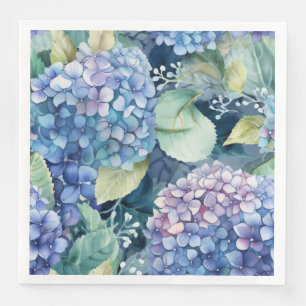 Serviettes en papier Hydrangea