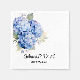 Serviettes en papier Hydrangea