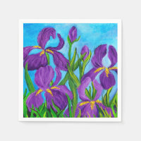 Serviettes en papier Iris