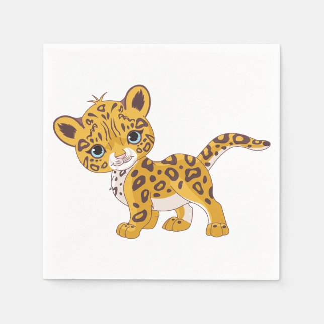 Serviettes en papier Jaguar Cub (Devant)