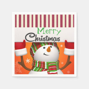 Serviettes en papier Joyeux Noël