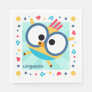 serviettes en papier Lingokids Party avec Billy
