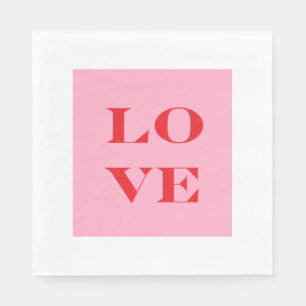 Serviettes en papier "Love"