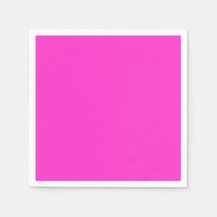 serviettes en papier Magenta Plain