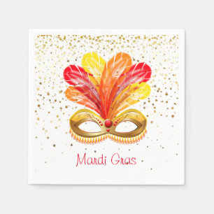 Serviettes en papier Mardi Gras