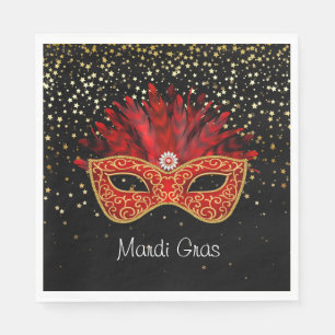 Serviettes en papier Mardi Gras