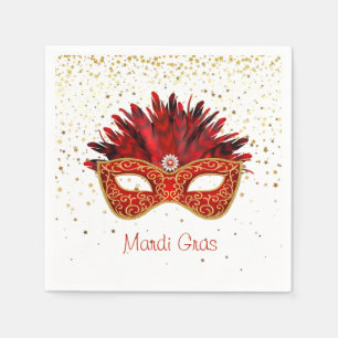 Serviettes en papier Mardi Gras