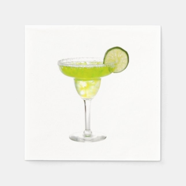 Serviettes en papier Margarita. (Devant)