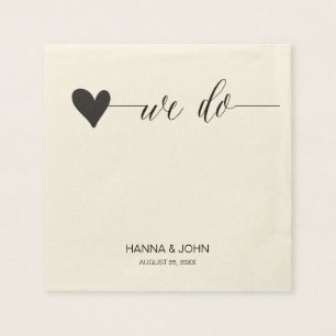 serviettes en papier mariage chic   service de cal