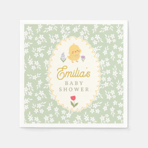 Serviettes en papier mignon pour Baby Shower de po