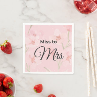 Serviettes en papier Miss to Mrs.